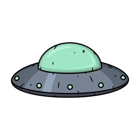 A Green Alien Hat With Rivets On The Bottom Is Shown In This Cartoon