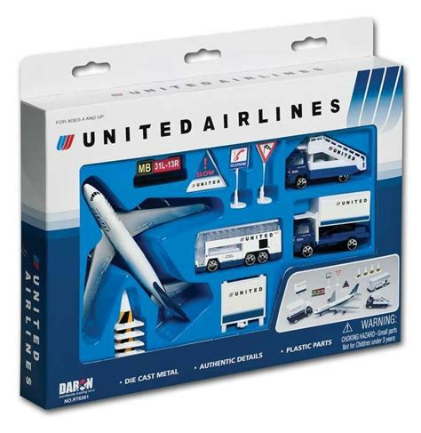 United Airlines Airport Playset Playset The Unit Diecast