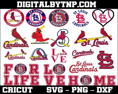 St Louis Cardinals Svg Mlb Svg Bundle Sports Logo Baseball Cricut