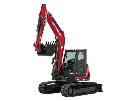 New 2022 Yanmar Sv100 2a Cab Rubber Track Red Excavators In Saint