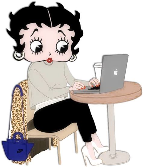 Betty Boop At Work Betty Boop Art Betty Boop Cartoon Betty Boop