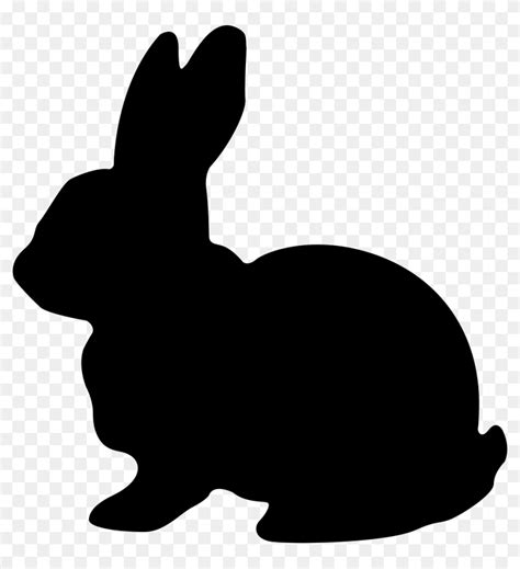 Clip Art Rabbit Free Download On - Free Rabbit Svg File, HD Png
