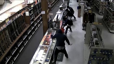 Gun Store ‘smash And Grab Robbery Caught On Camera Nbc News