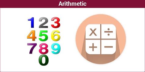 Arithmetic- Introduction | Addition, Subtraction, Multiplication, Division
