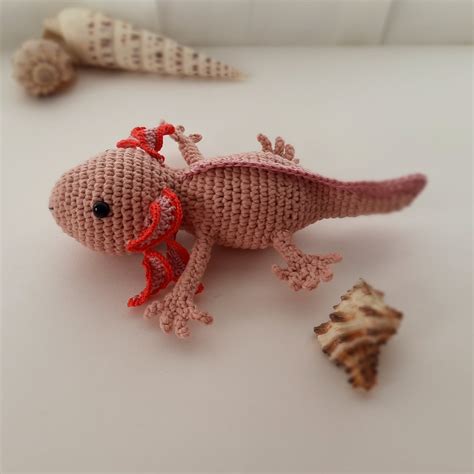 Crochet Axolotl Cute T Axolotl Plush Little Axolotl Etsy