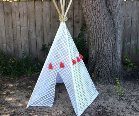 No Sew Kids Teepee 10 Steps With Pictures