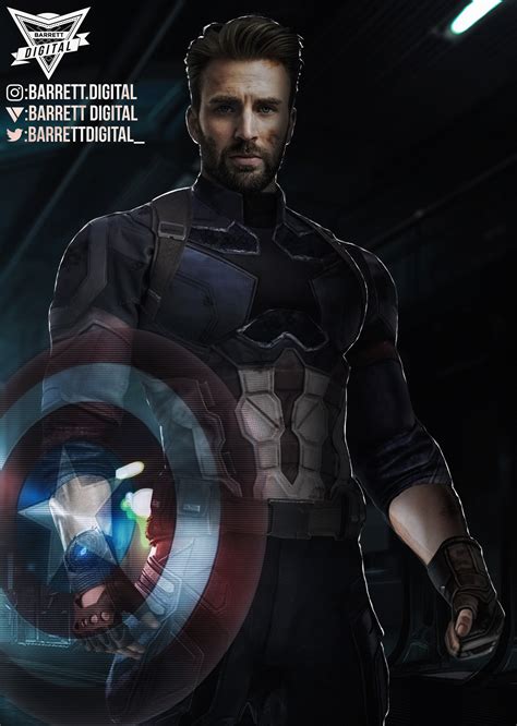 Artstation Infinity War Captain America