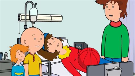 Caillou Calls The New Baby Stupid Youtube