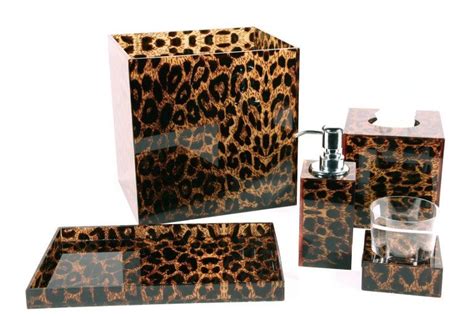 With a great toothbrush holder & soap dispenser, our bath sets are a great addition to your home! Leopard Bath Tumbler Holder | Modern bathroom accessories ...