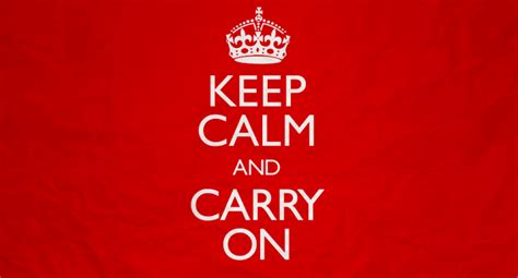 Pourquoi Le Slogan Keep Calm And Carry On Est Il Si Célèbre Au
