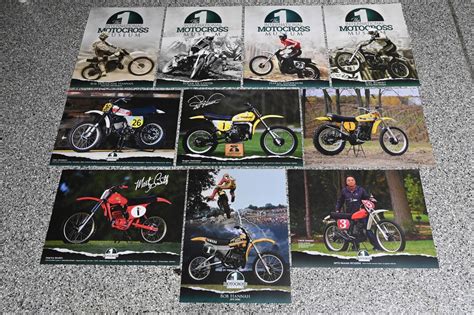 Vintage Motocross Posters Poster Bundle Sale Ahrma Vmx Yamaha Yz