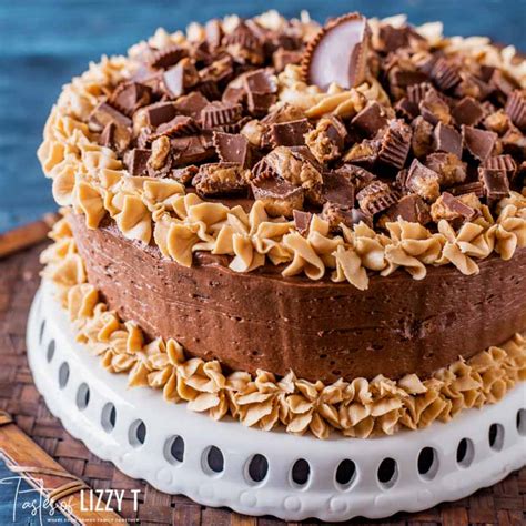 Reeses Peanut Butter Cake Delicious Chocolate Cake Tastes Of Lizzy T
