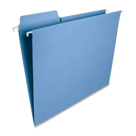 Carpeta Carton Colgante Azul