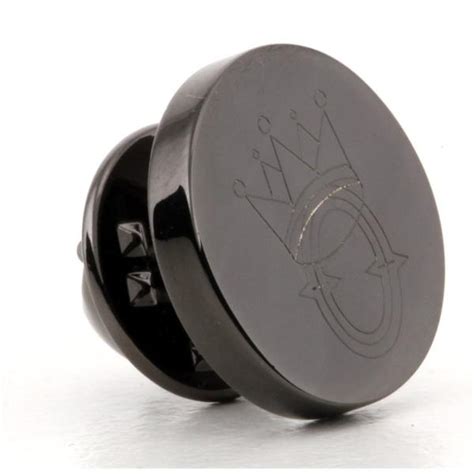 Personalised Engraved Round Gunmetal Lapel Pins Ties N Cuffs