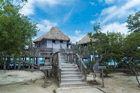 Belize Overwater Bungalow Thatch Caye A Muyono Resort