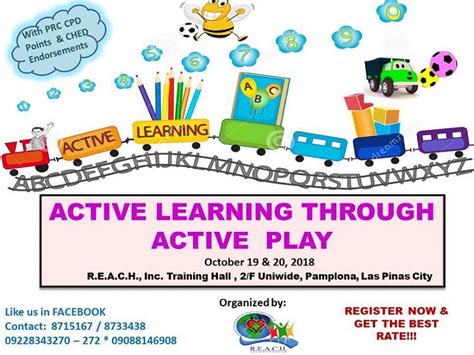Seminar Workshop On Active Learning Through Active Play Reach