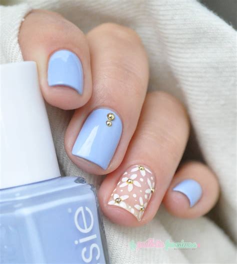 We also offer artificial acrylic nails including, but not limited to acrylic, pink & white as well as tip overlay. 65 Most Stylish Light Blue Nail Art Designs