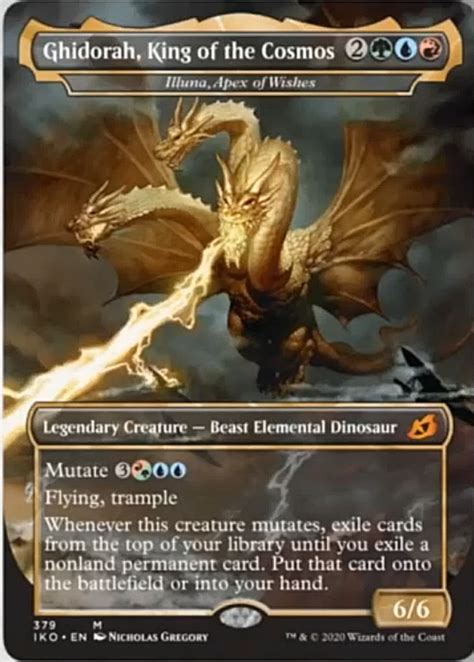 Maybe you would like to learn more about one of these? King Ghidorah's new card in Magic The Gathering : GODZILLA