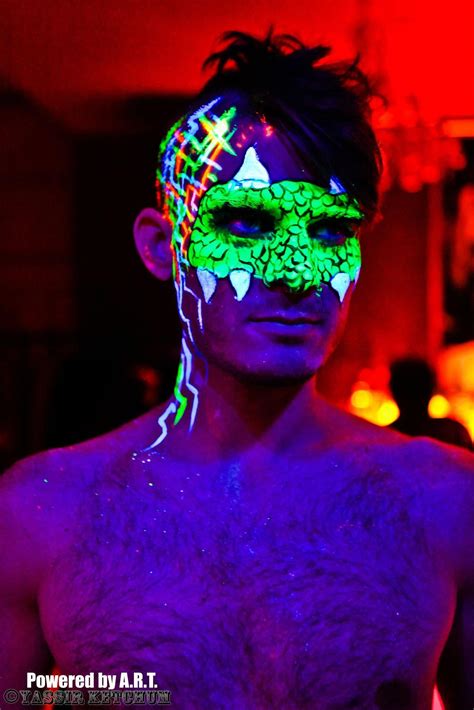Thisboardforuniquetattoos Neon Face Paint Uv Face Paint Body Painting