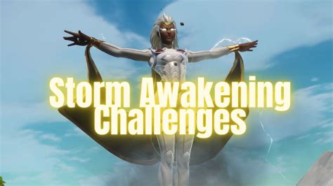 How To Complete All Storm Awakening Challenges Fortnite Youtube