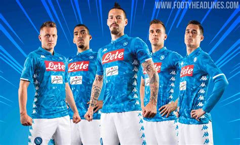 Insane Napoli 18 19 Home And Goalkeeper Kits Released Footy Headlines