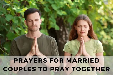 25 Bonding Prayers For Married Couples To Pray Together Strength In