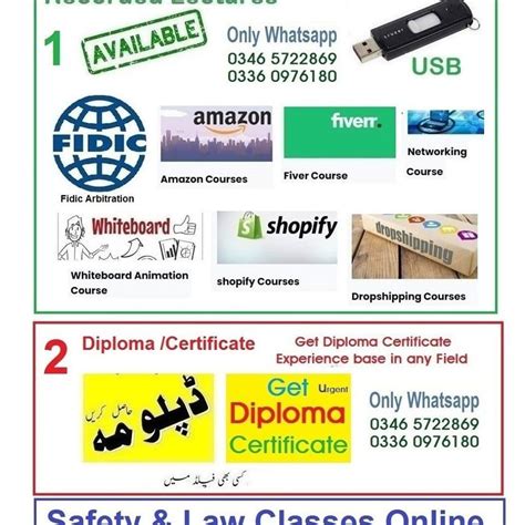 Certificate Courses Diploma Saudia Oman Uae Ksa Pakistan Ajk Kashmir