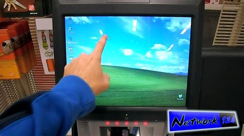 Windows Xp Desktop Glitch On Self Checkout Register Youtube