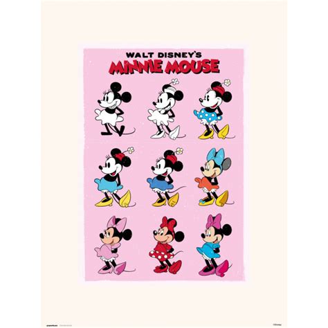 Art Print Cartel Offset Erik Disney Classic Minnie Mouse Evo 30x40cm