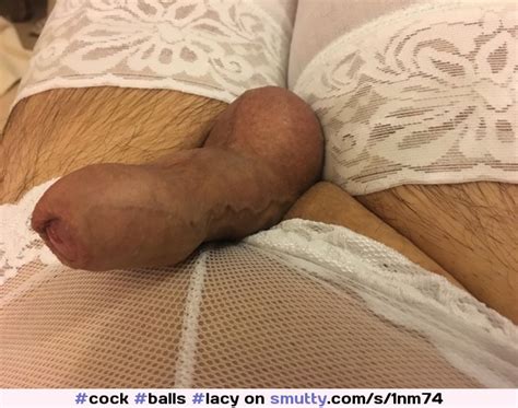 Cock Balls Lacy Panties Cockinpanties Crossdresser