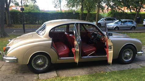 Classic 1963 Jaguar Mk2 Available To Hire For Weddings In Northumbria