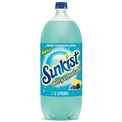 Sunkist Berry Lemonade Soda Pop 2 L Bottle