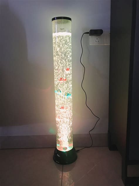 Lightahead Led 31 Tall Fantasy Bubble Fish Lamp With Color Changing L