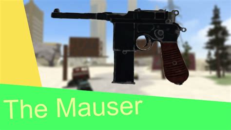 Ejs Guns Series 1 Episode 1 The Mauser Youtube