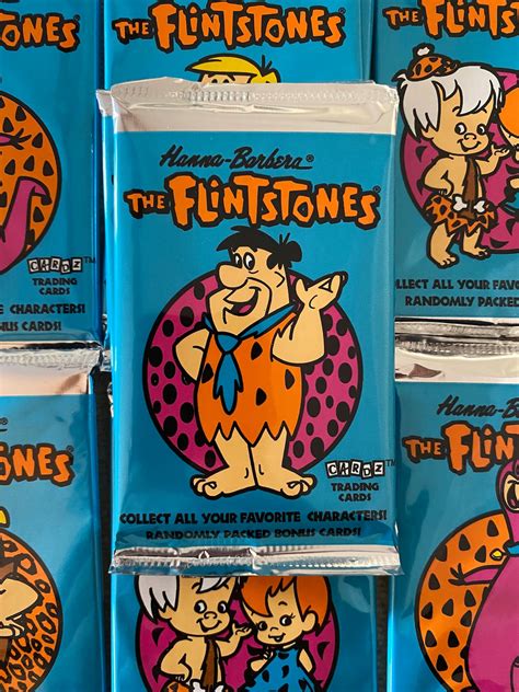 Cardz 1993 Hanna Barbera The Flintstones Sealed Trading Card Etsy Australia