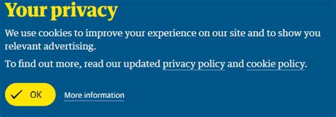 Cookie Consent Examples Privacy Policies