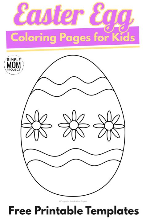 Coloring eggs 14 coloring page. Easter Egg Coloring Pages for Kids with FREE Printable ...