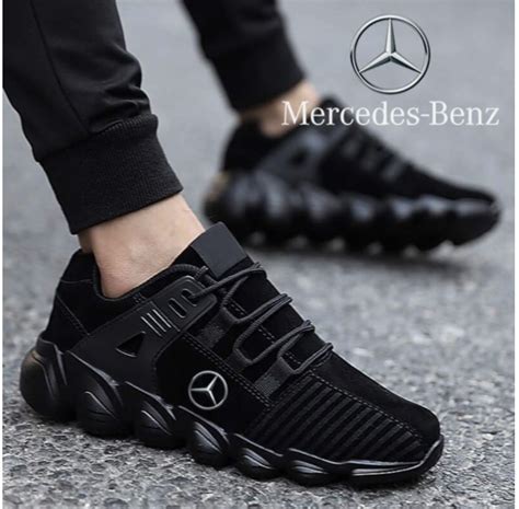 Mercedes Benz All Black Tennis Shoes Black Tennis Shoes Running