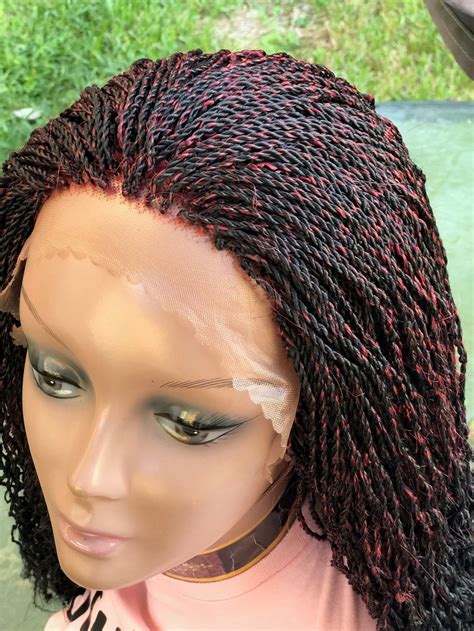Braided Water Wave Lace Wig Neatly And Tightly Done Its 22 Etsy Canada