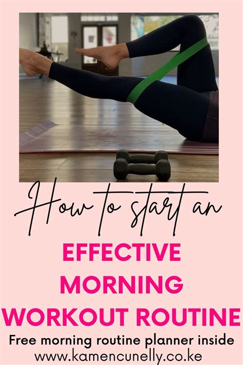 How To Start A Successful Morning Workout Routine Morning Workout
