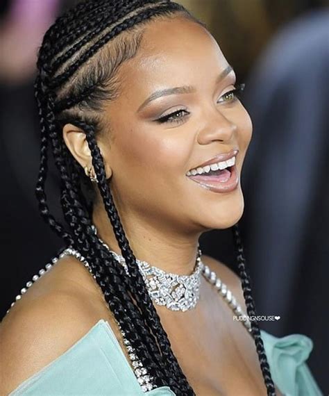 Rihanna The Bfa Awards Hair Styles Box Braids Hairstyles For Black
