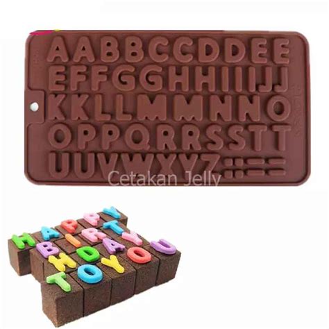 Check spelling or type a new query. CJ Cetakan Silikon Coklat Alphabet - Cetakan Jelly ...