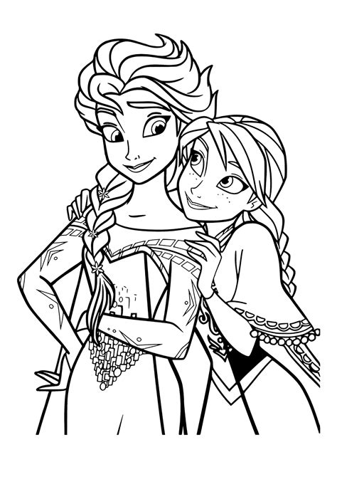 The Snow Queen 2 Anna And Elsa As Accomplices Frozen 2 Kids Coloring