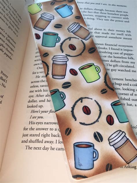 Coffee Lover Bookmark By Amaranthineartuk On Etsy