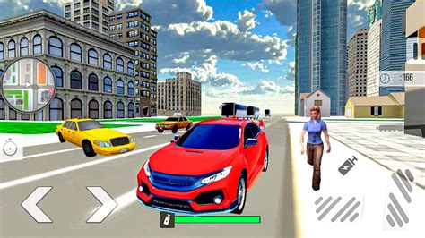 Honda Civic City Car Drive Open World Driving Game Android Gameplay