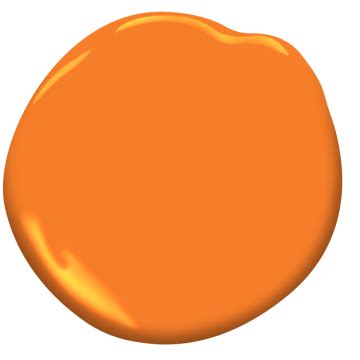 Depending on the hue, orange paint can deliver vibrancy or warmth. Orange Burst 2015-20 | Benjamin Moore