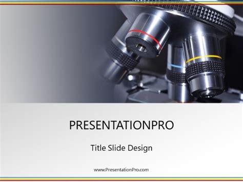 Microscope Magnification Medical Powerpoint Template Presentationpro