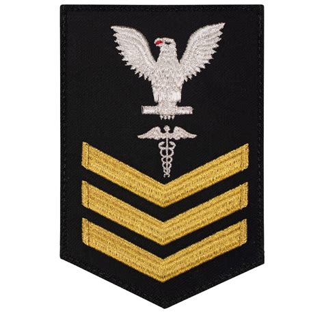Usn E 6 Blue Hospital Corpsman Rating Badge Vanguard Industries