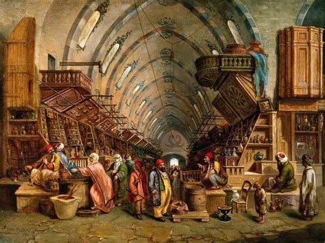 The Grand Bazaar In Istanbul John Varley Ii 19th Century