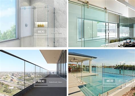 Clear Toughened Tempered Laminated Door Shower Screen Balustrade Glass
